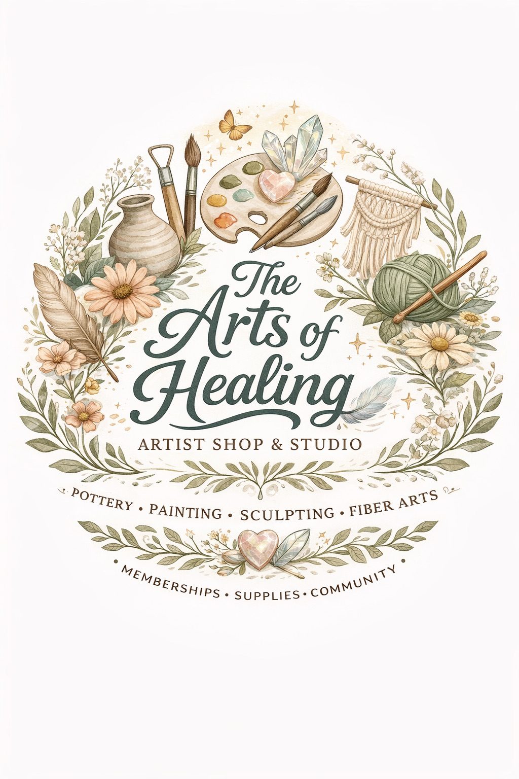The Arts of Healing emblem