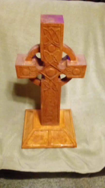 Carved Celtic Cross
